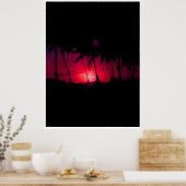 Hawaii-zonsondergang Poster (Keuken)