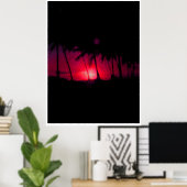 Hawaii-zonsondergang Poster (Thuiskantoor)