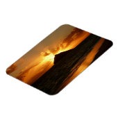 Hawaii zonsopgang aan het strand rechthoekige magn magneet (Linkerzijde)