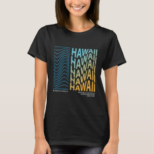 Hawaii zout in de lucht en zand in mijn haar Ameri T-shirt