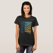 Hawaii zout in de lucht en zand in mijn haar Ameri T-shirt (Voorkant volledig)