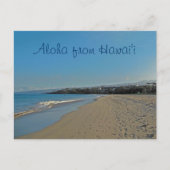 Hawaiia Beach Uitzicht Briefkaart (Voorkant)
