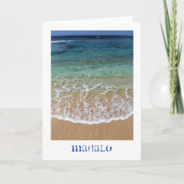 Hawaiiaan dankt u kaardt bedankkaart