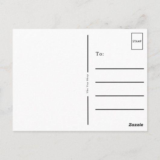 Hawaiiaans avontuur Post Kaart (Achterkant)