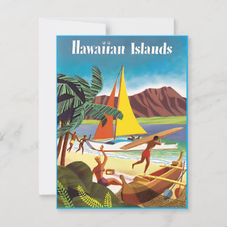 Hawaiiaans avontuur Post Kaart