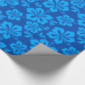 Hawaiiaans bloempakpapier cadeaupapier (Hoek)