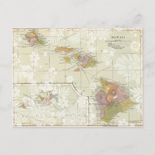 Hawaiiaans Briefkaart Save the Date (Voorkant)