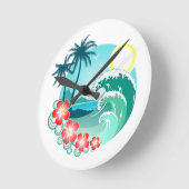 Hawaiiaans Eiland 2 Ronde Klok (Hoek)