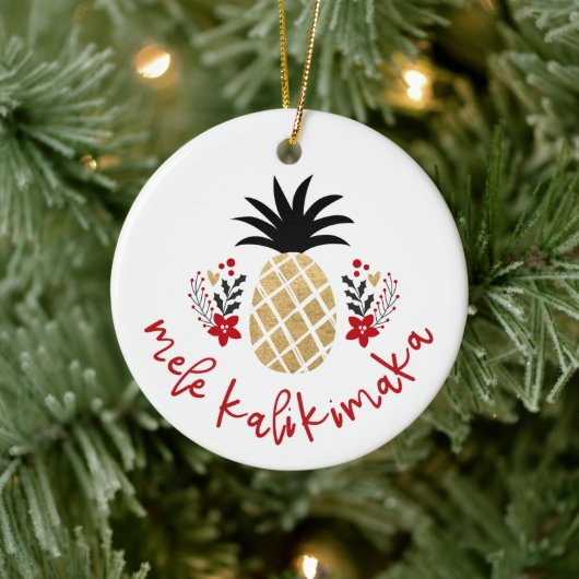 Hawaiiaans keramisch Ornament (Boom)