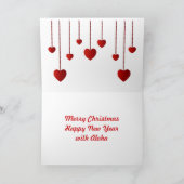 Hawaiiaans kerstWenskaart Feestdagen Kaart (Binnen)