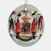 Hawaiiaans nationaal wapenschild keramisch ornament (Links)