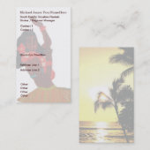 Hawaiiaans onroerend goed in de zuidelijke Stille  Visitekaartje (Voorkant / Achterkant)