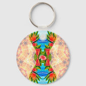 Hawaiiaans paradijs twee keer sleutelhanger (Voorkant)