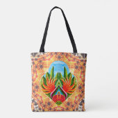 Hawaiiaans paradijs twee keer tote bag (Achterkant)