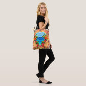 Hawaiiaans paradijs twee keer tote bag (Op model)
