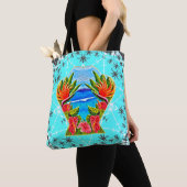 Hawaiiaans paradijs twee keer tote bag (Dichtbij)