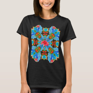 Hawaiiaans paradijs vier keer t-shirt