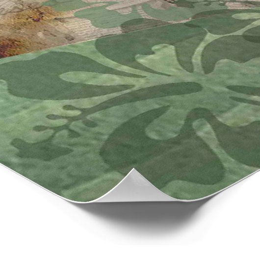 Hawaiiaans plakboek Aloha Hula Poster (Hoek)