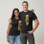 Hawaiiaans Polynesisch Tiki Beeld T-shirt (Unisex)
