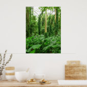 Hawaiiaans regenwoud poster (Keuken)