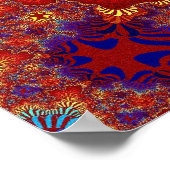 Hawaiiaans Rode Kruis Poster (Hoek)