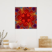 Hawaiiaans Rode Kruis Poster (Keuken)