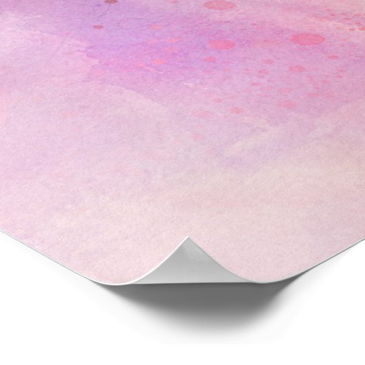 Hawaiiaans Zee Poster Waterverf (Hoek)