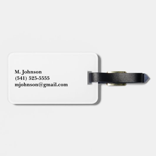 Hawaiiaans Zee Turtle Bagagelabel (Achterkant horizontaal)