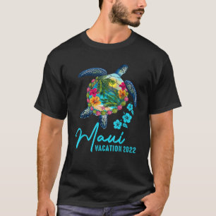 Hawaiiaans Zee Turtle Maui Matching Family Vacking T-shirt