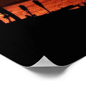 Hawaiiaans zonneklaar poster afdrukken (Hoek)