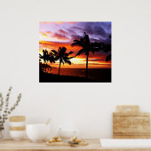Hawaiiaans zonneklaar poster afdrukken (Keuken)