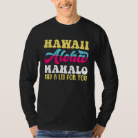 Hawaïiaanse Aloha Mahalo en een Lei voor jou Hawaï