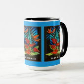 Hawaiiaanse anthuriums (gepersonaliseerde mok) mok (Voorkant rechts)