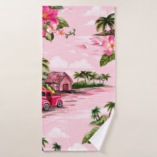  Hawaiiaanse barkdoek ontworpen door tropische eil Badhanddoek
