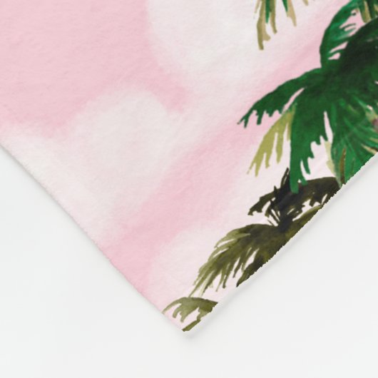  Hawaiiaanse barkdoek ontworpen door tropische eil Fleece Deken (Hoek)