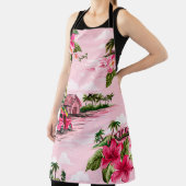 Hawaiiaanse barkdoek ontworpen door tropische eil Schort (Insitu)