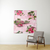  Hawaiiaanse barkdoek ontworpen door tropische eil Wandkleed (In situ)