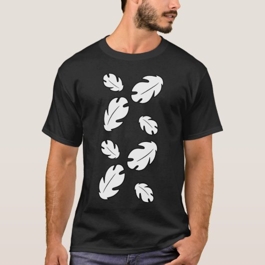 Hawaiiaanse bloembladeren t-shirt (Voorkant)
