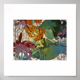 Hawaiiaanse bloemen van Arman Manookian c. jaren t Poster