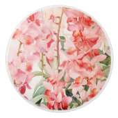 Hawaiiaanse bloementrapsgewijze orchideeën Keramische Knop (Voorkant)