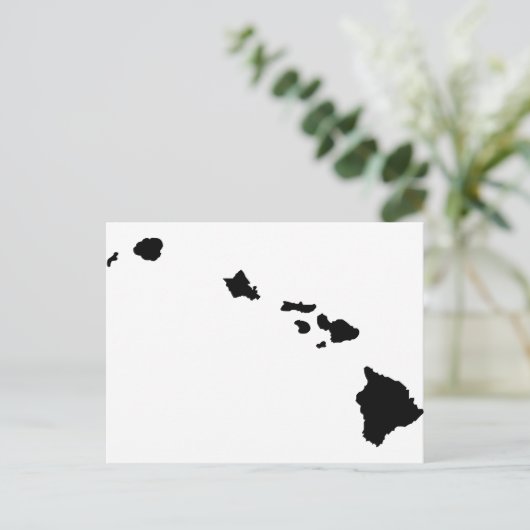 Hawaiiaanse eilanden briefkaart (Staand voorkant)
