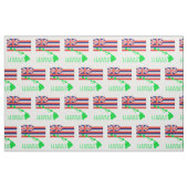Hawaiiaanse eilanden en vlag stof (Fat Quarter)