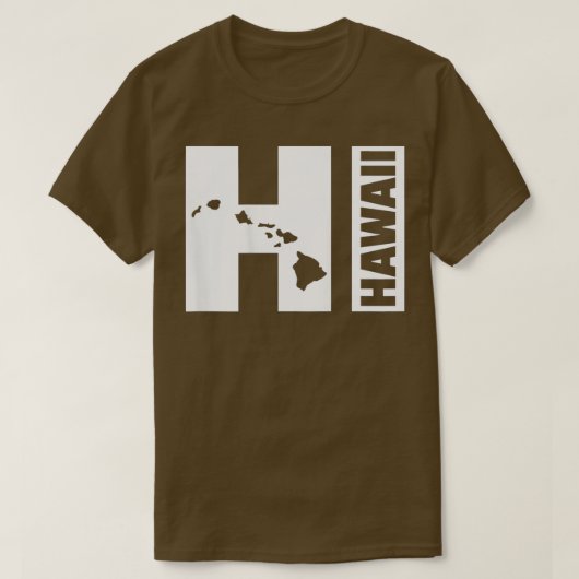  Hawaiiaanse eilanden Hawaii Aloha T-shirt (Design voorkant)