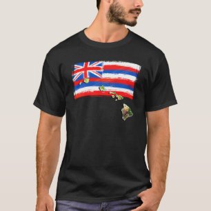 Hawaiiaanse eilanden Hawaii-vlag T-shirt