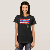 Hawaiiaanse eilanden Hawaii-vlag T-shirt (Voorkant volledig)