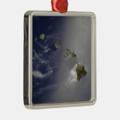 Hawaiiaanse eilanden metalen ornament (Rechts)