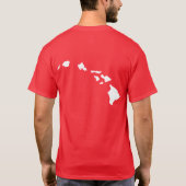 Hawaiiaanse eilanden t-shirt (Achterkant)