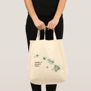 Hawaiiaanse eilanden tote bag