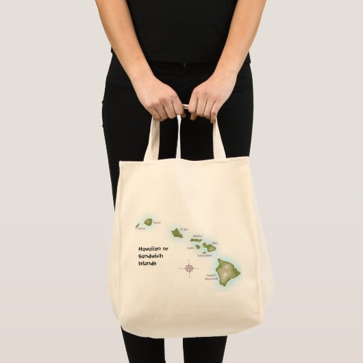 Hawaiiaanse eilanden tote bag (Voorkant (product))