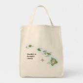 Hawaiiaanse eilanden tote bag (Voorkant)